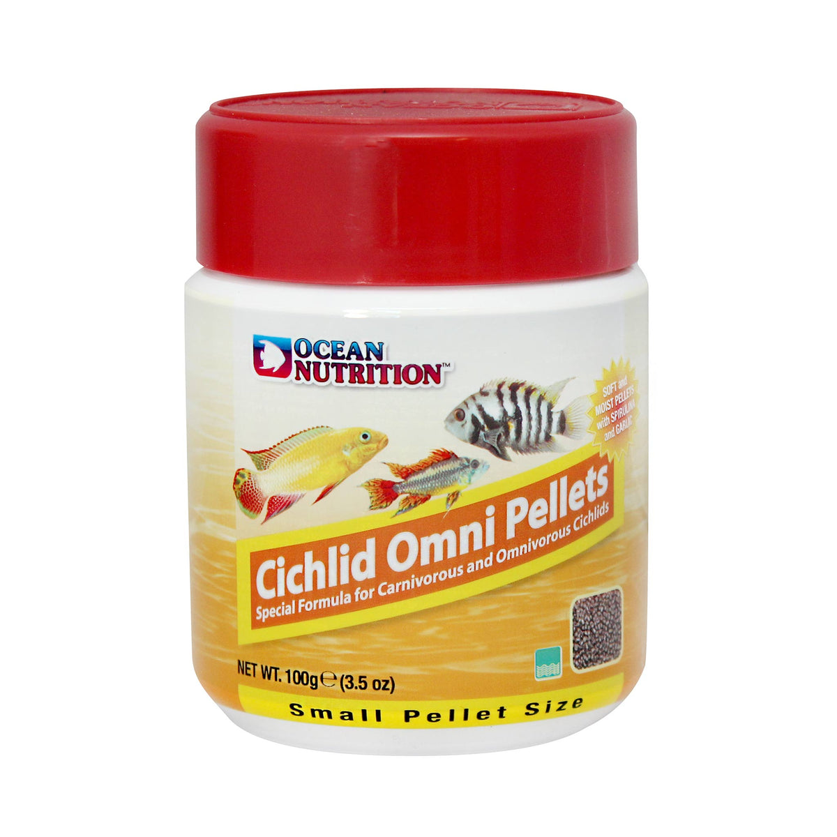 Ocean Nutrition Cichlid Omni small pellets 100g