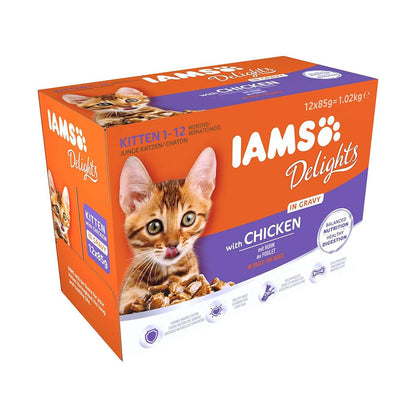 IAMS Delights Kitten Chicken in Gravy