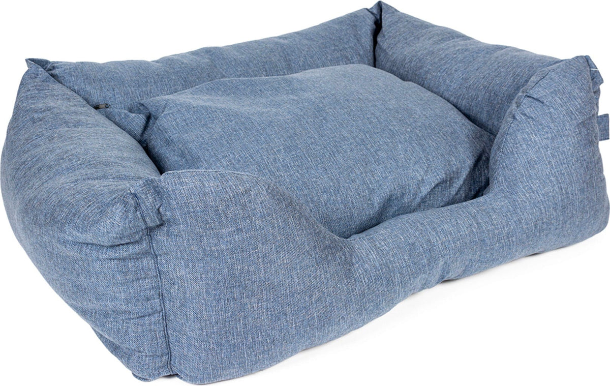 Duvo Textura ECO dog bed, blue