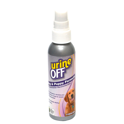 Urine Off Dog & Puppy Formula 118 ml travel spray